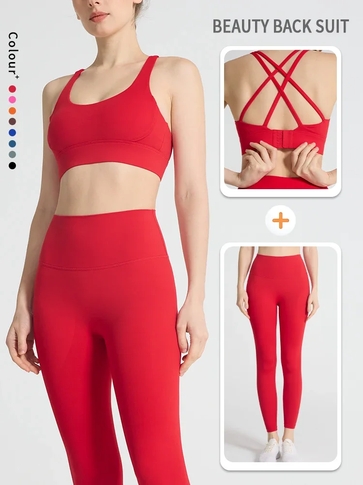 Pilates Yoga Legging - 2 Piece Women's Yoga Clothes Athletic