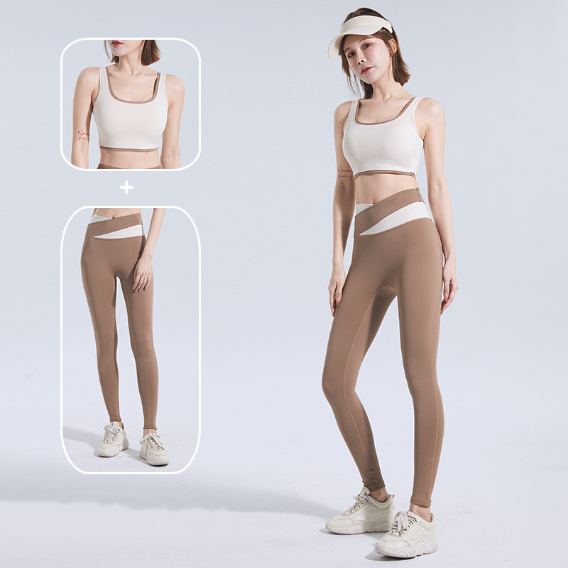 Quick Dry Women Yoga Two Piece - Pilates Yoga Legging avis et prix