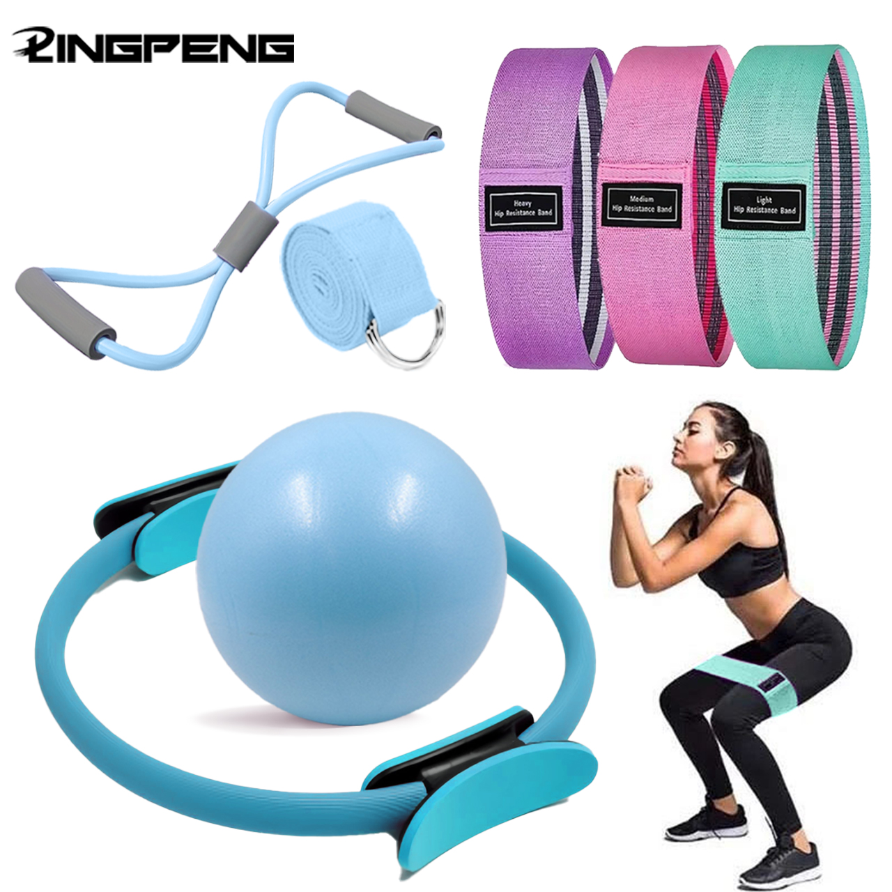 7Piece Pilates Basic Set Fitne - Pilates Toning Ball avis et prix