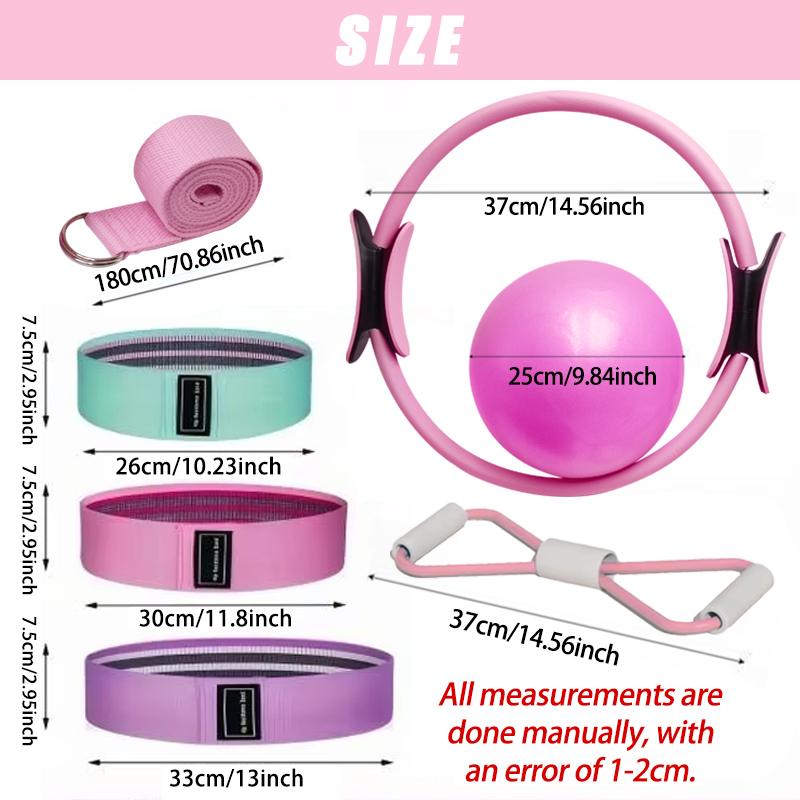 7Piece Pilates Basic Set Fitne - Pilates Toning Ball avis et prix