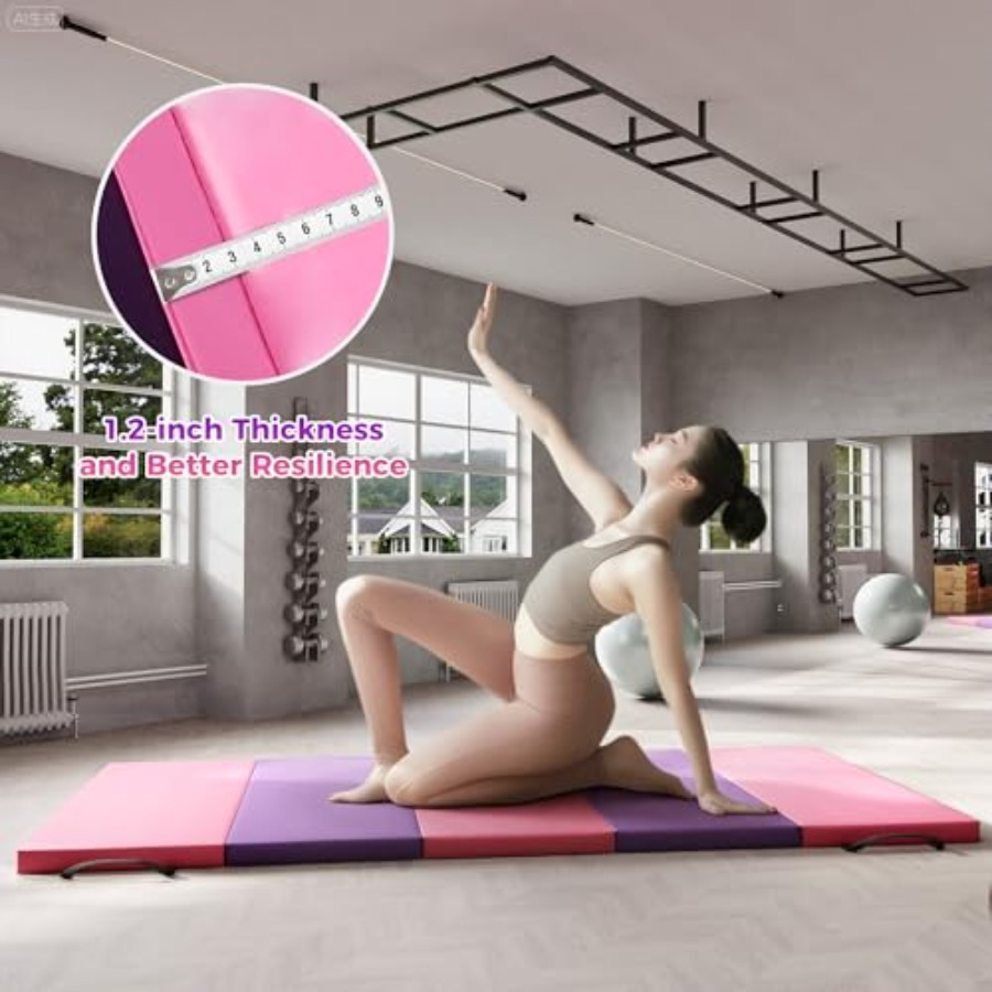 Folding Gymnastics Mat, Exerci - Pilates Yoga And Gym avis et prix