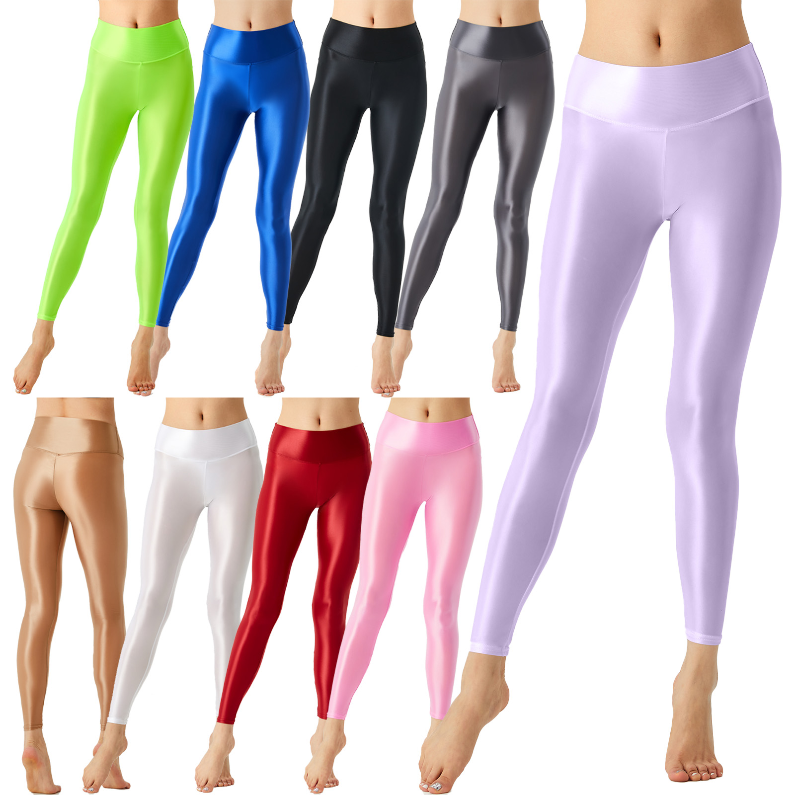 Women Glossy Ballet Leggings E - Pilates Yoga Legging avis et prix