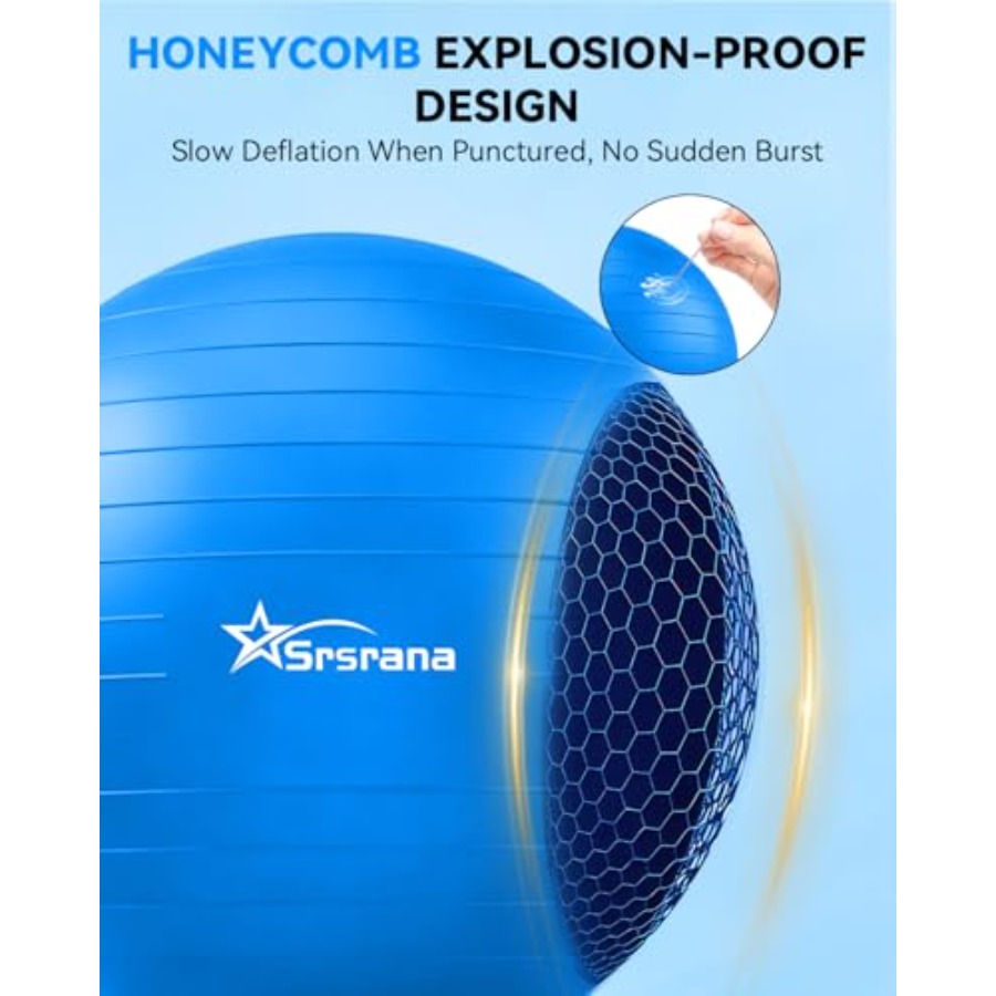Exercise Ball - Anti-Burst Yog - Pilates Yoga Ball Exercises avis et prix