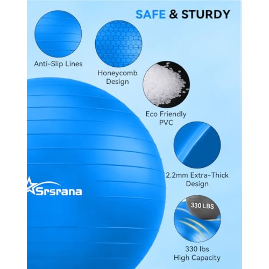 Exercise Ball - Anti-Burst Yog - Pilates Yoga Ball Exercises avis et prix