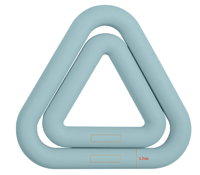 Triangle Iron Ring Yoga Weight - Pilates Yoga Training avis et prix