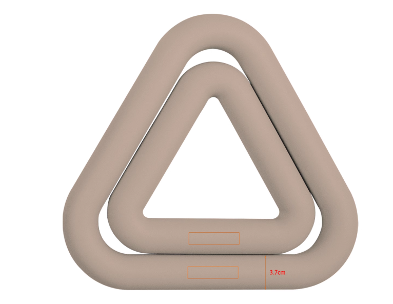 Triangle Iron Ring Yoga Weight - Pilates Yoga Training avis et prix
