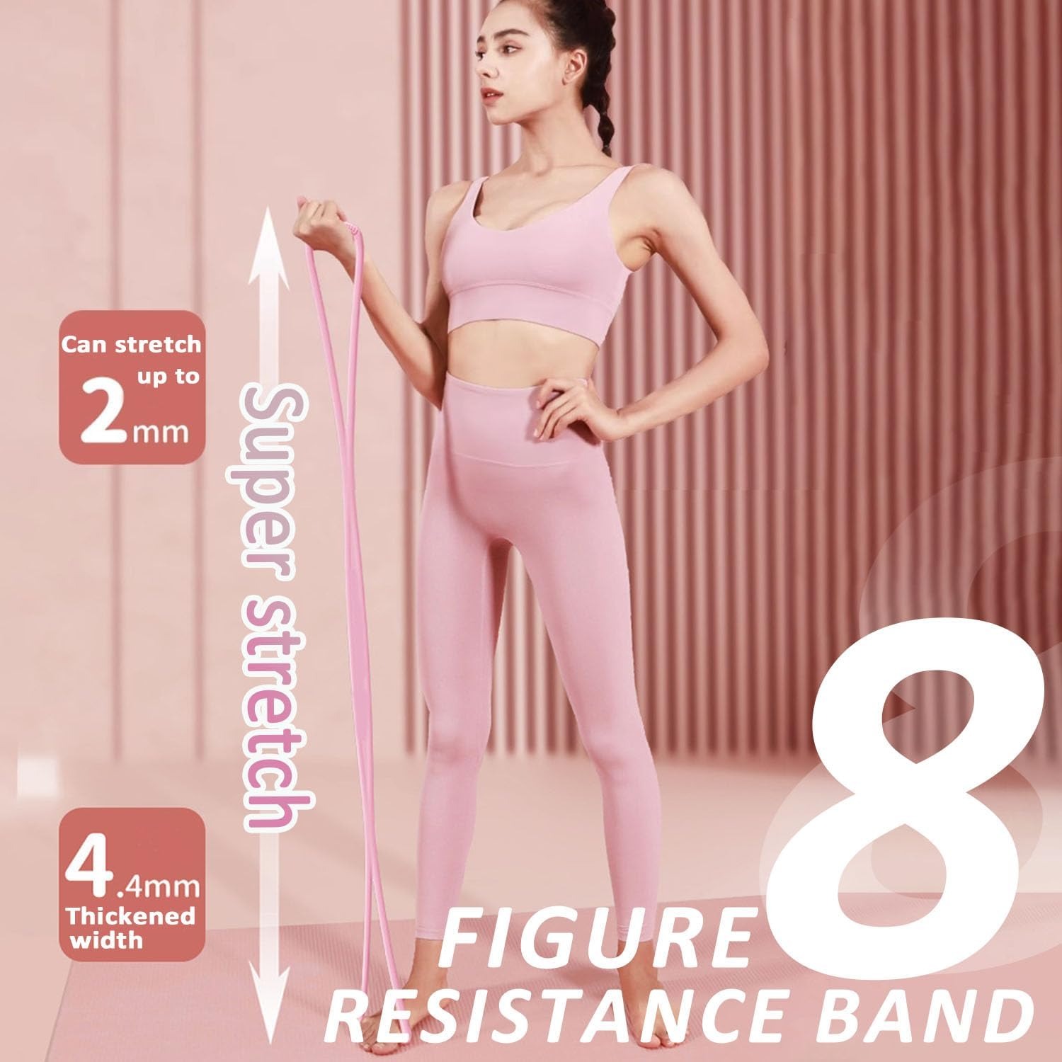 Figure-8 yoga resistance band, - Pilates Yoga Board avis et prix