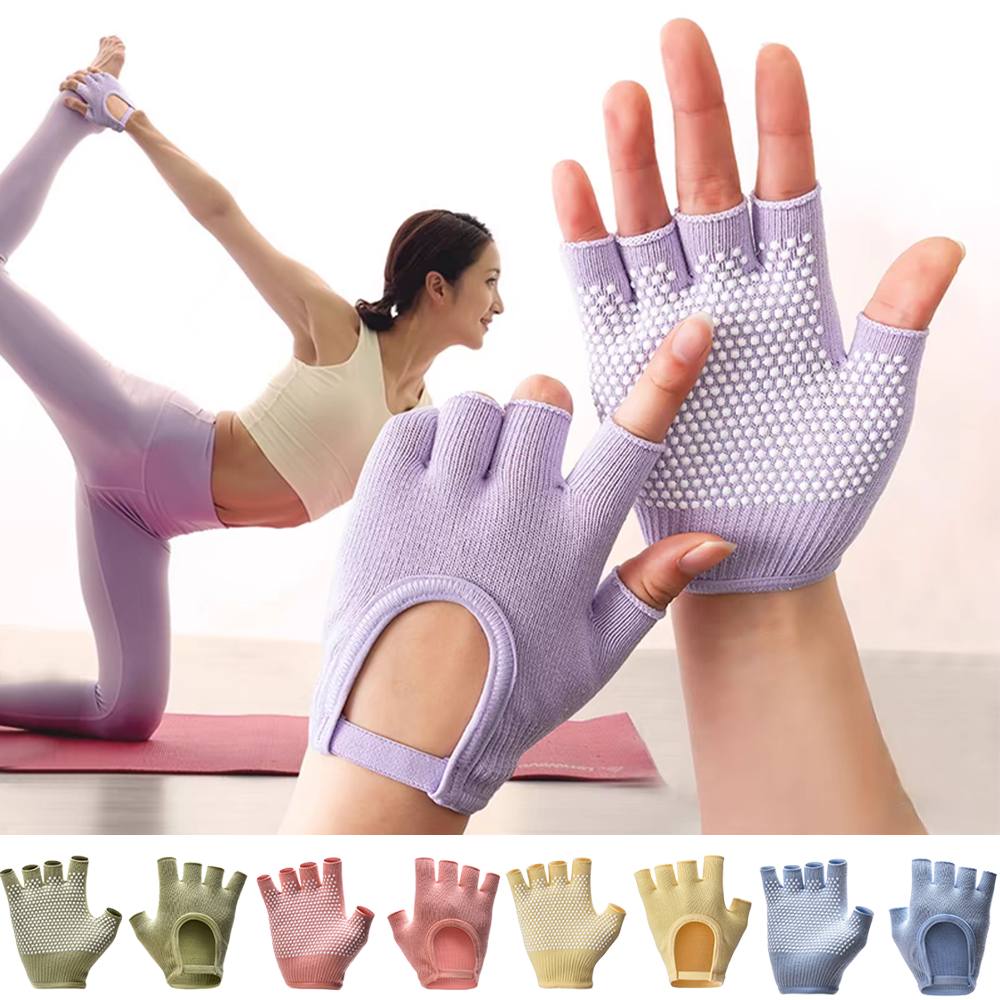 1Pair Half Finger Yoga Antisli - Pilates Yoga Aerial avis et prix