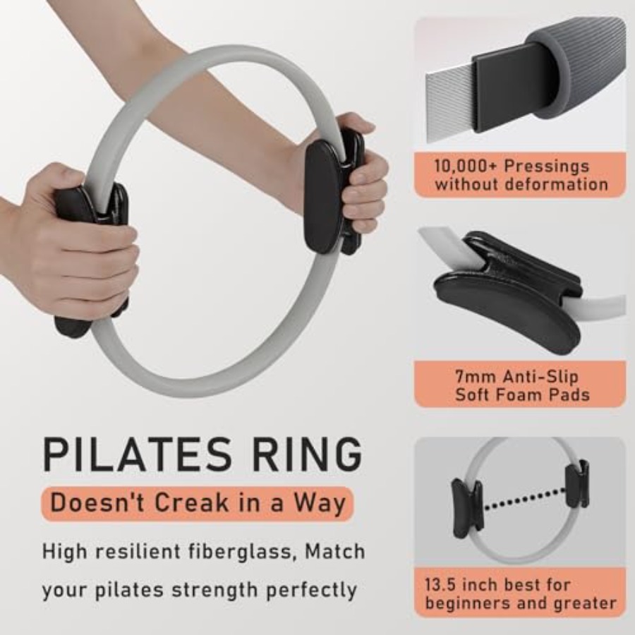 Pilates Ring Kit with Adjustab - Pilates Toning Ball avis et prix