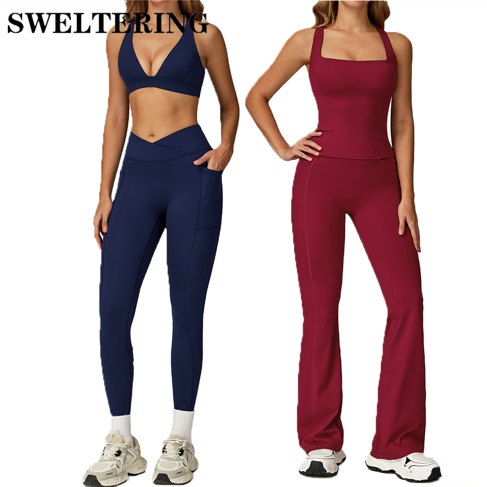 2PCS Fitness Suit Yoga Pilates - Pilates Yoga Legging avis et prix