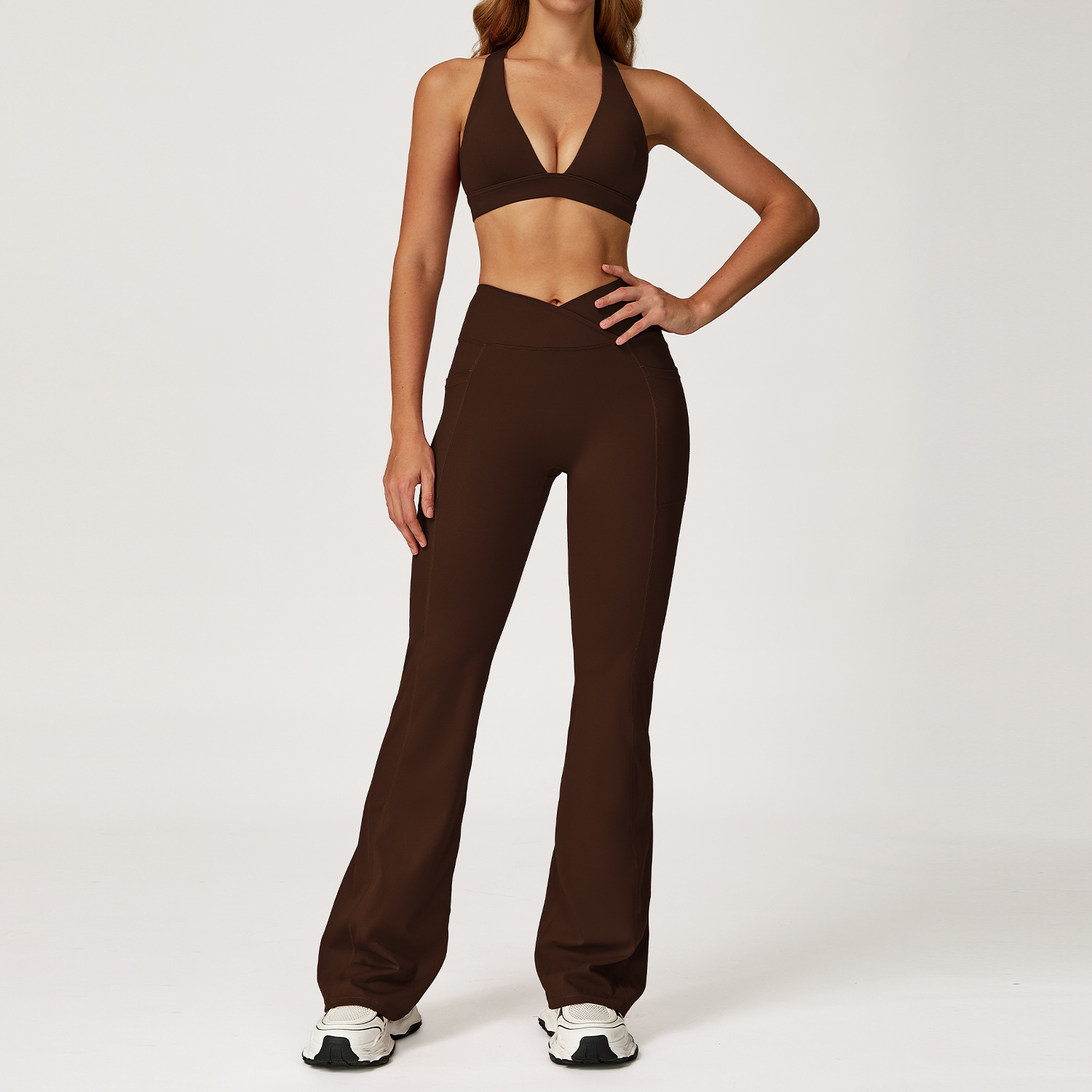 2PCS Fitness Suit Yoga Pilates - Pilates Yoga Legging avis et prix