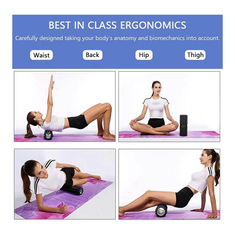5 in 1 Yoga Foam Roller Muscle - Pilates Yoga Ball Exercises avis et prix