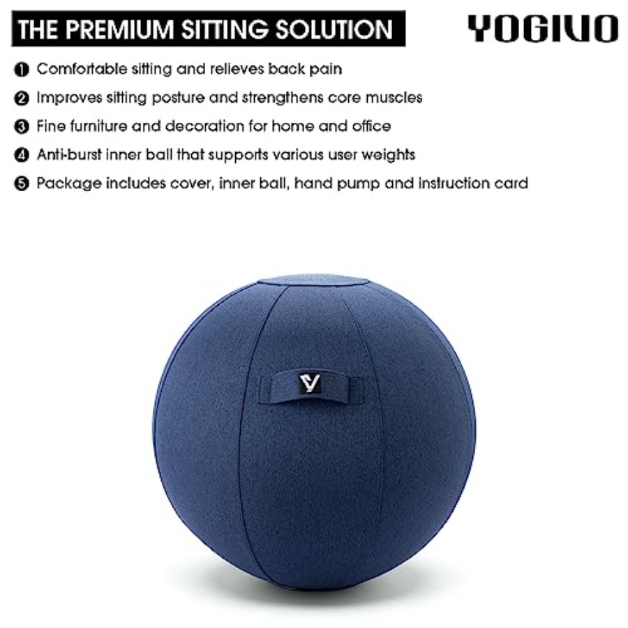 Sittg Ball Chair for Office an - Pilates Yoga Ball Exercises avis et prix