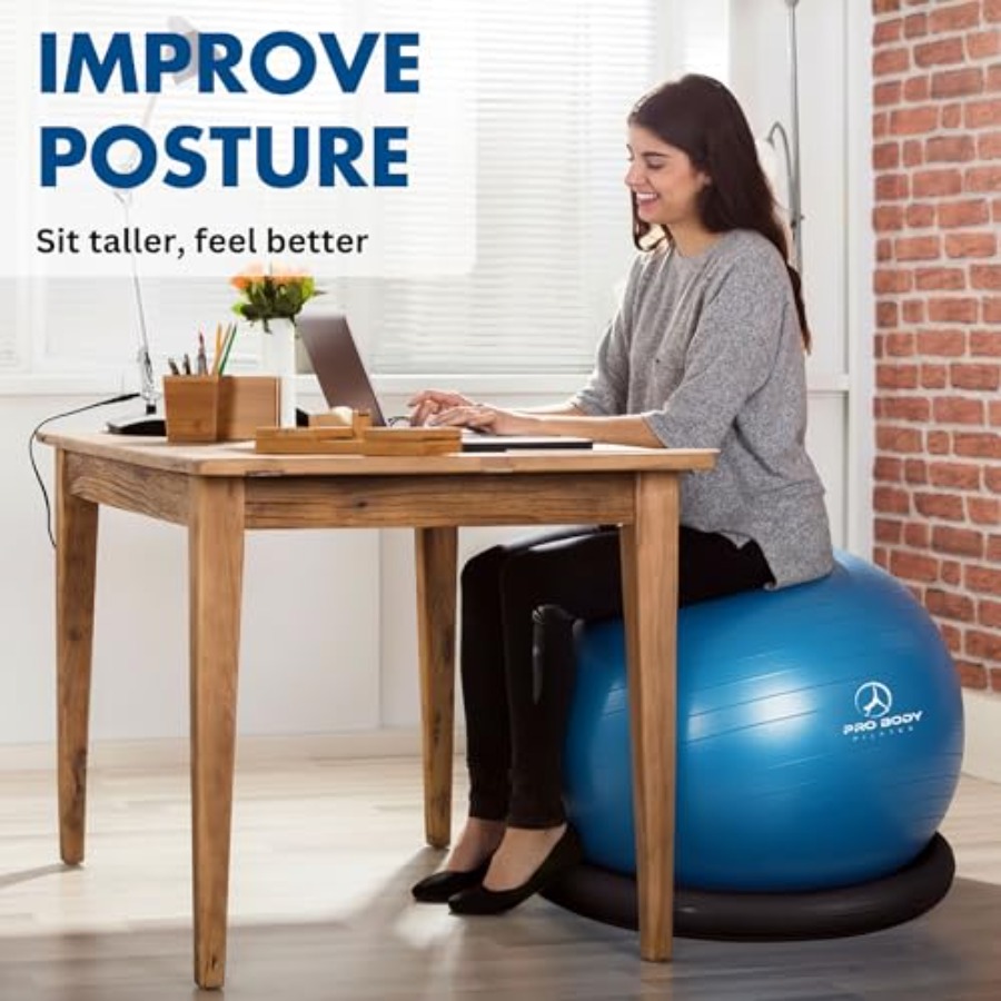 ProBody Pilates Yoga Ball Chai - Pilates Toning Ball avis et prix