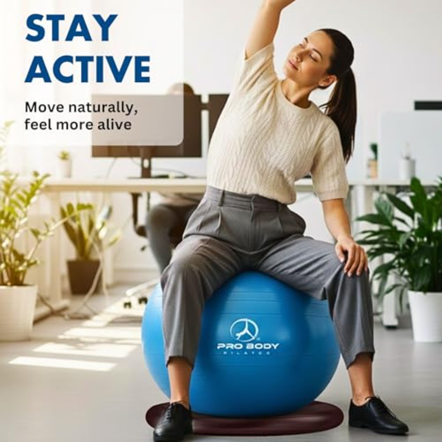 ProBody Pilates Yoga Ball Chai - Pilates Toning Ball avis et prix