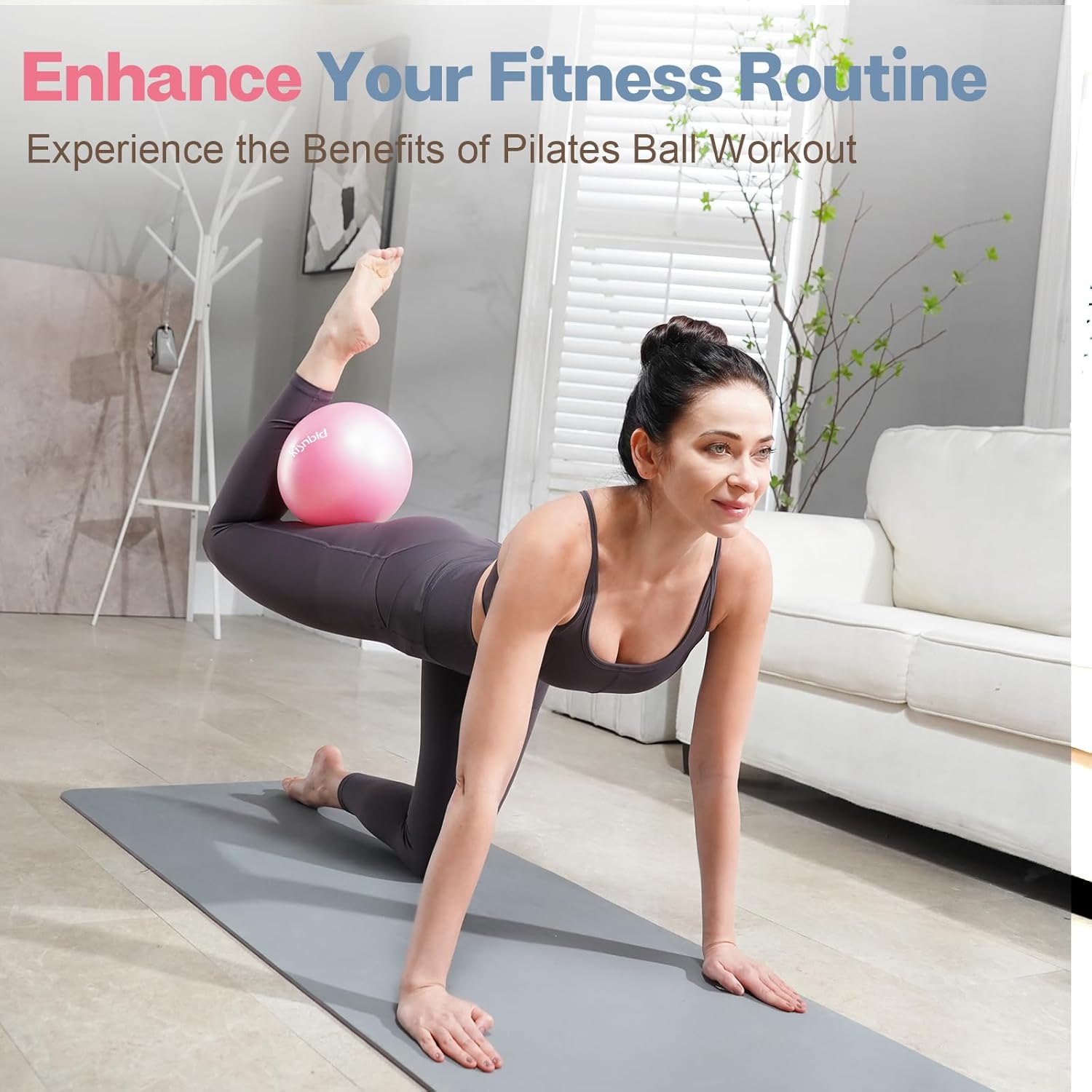 kisnbld Small Exercise Ball, 9 - Pilates Yoga Ball Exercises avis et prix