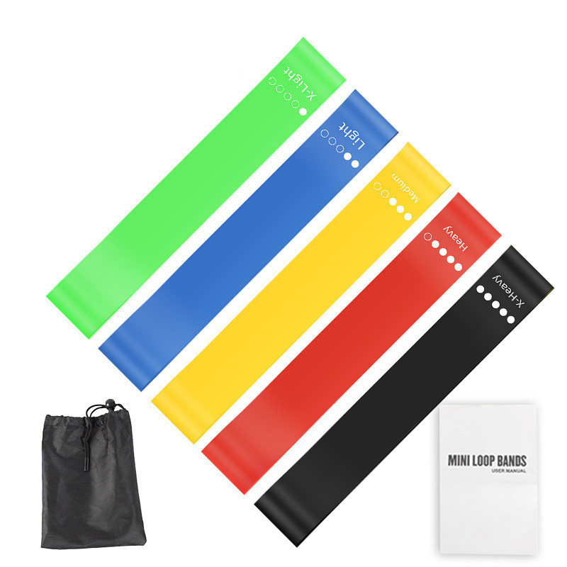 5Pcs TPE Resistance Bands Set  - Pilates Yoga Board avis et prix