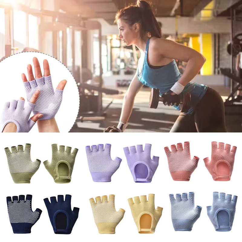 1Pair Half Finger Anti-Slip Yo - Pilates Yoga Aerial avis et prix