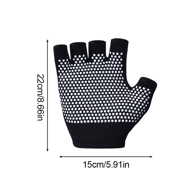 1Pair Half Finger Anti-Slip Yo - Pilates Yoga Aerial avis et prix