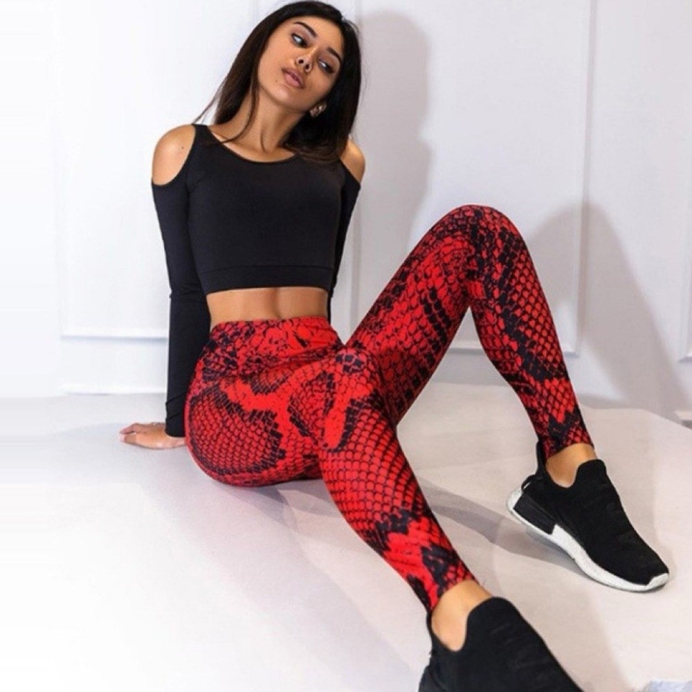 Serpentine Snake Print Legging - Pilates Yoga Legging avis et prix
