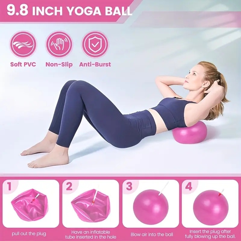 5 Piece Pilates Equipment Set  - Pilates Yoga Ball Exercises avis et prix