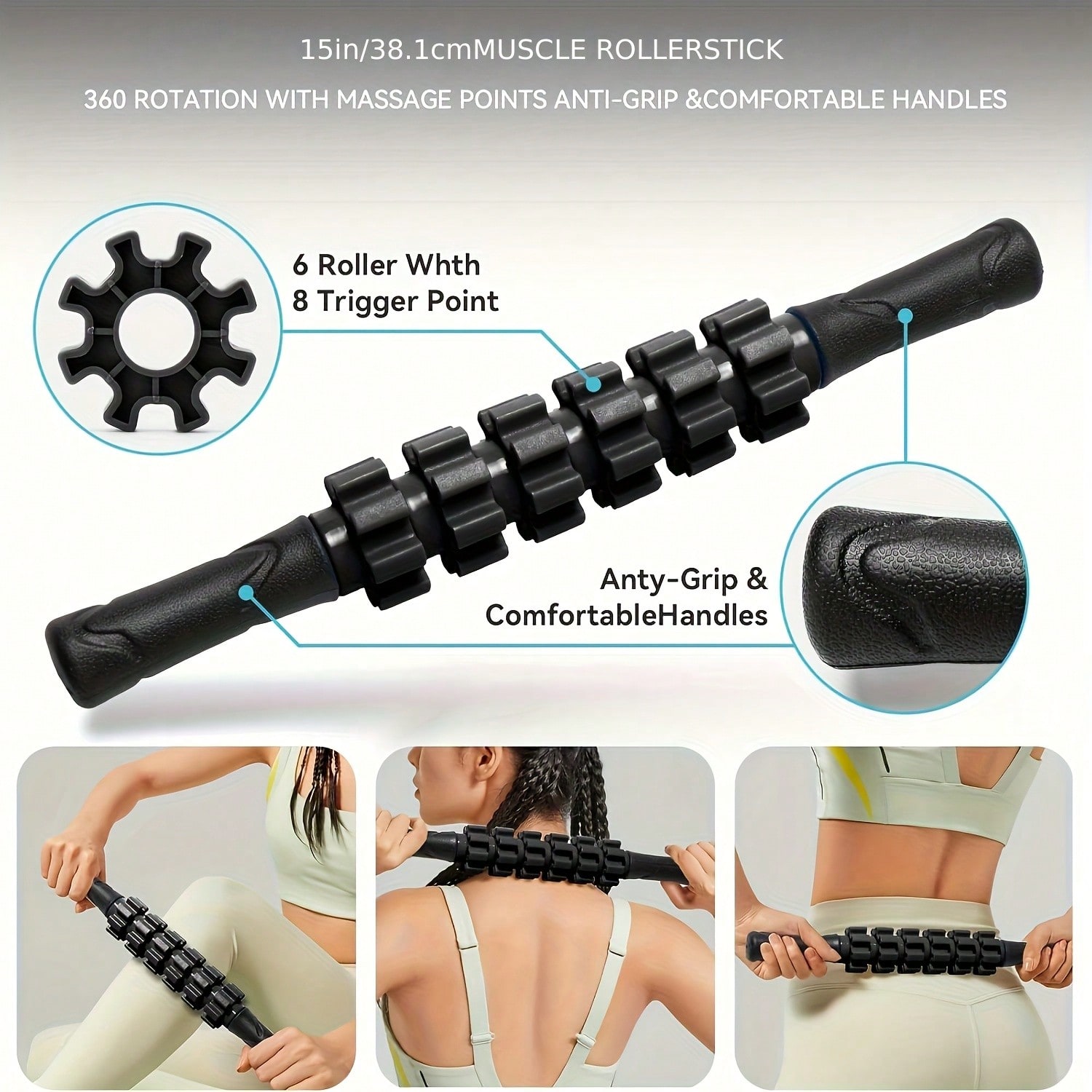 5-In-1 Foam Roller Set, Includ - Pilates Yoga Ball Exercises avis et prix