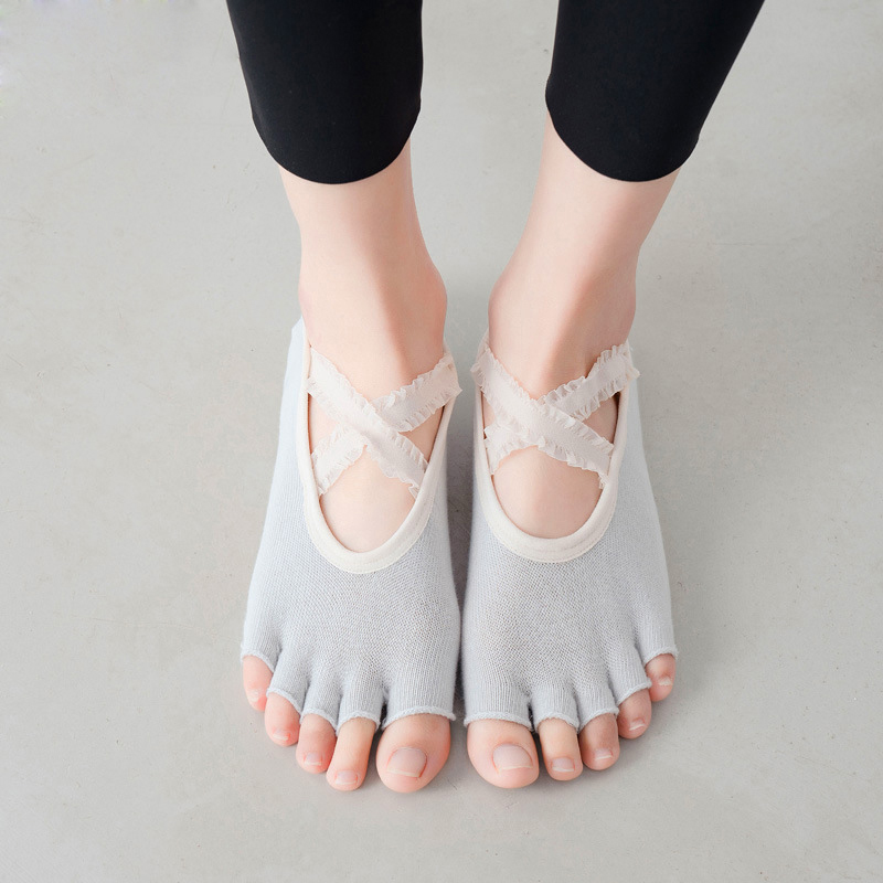 Five Finger Yoga Socks Lace Cr - Pilates Yoga And Gym avis et prix