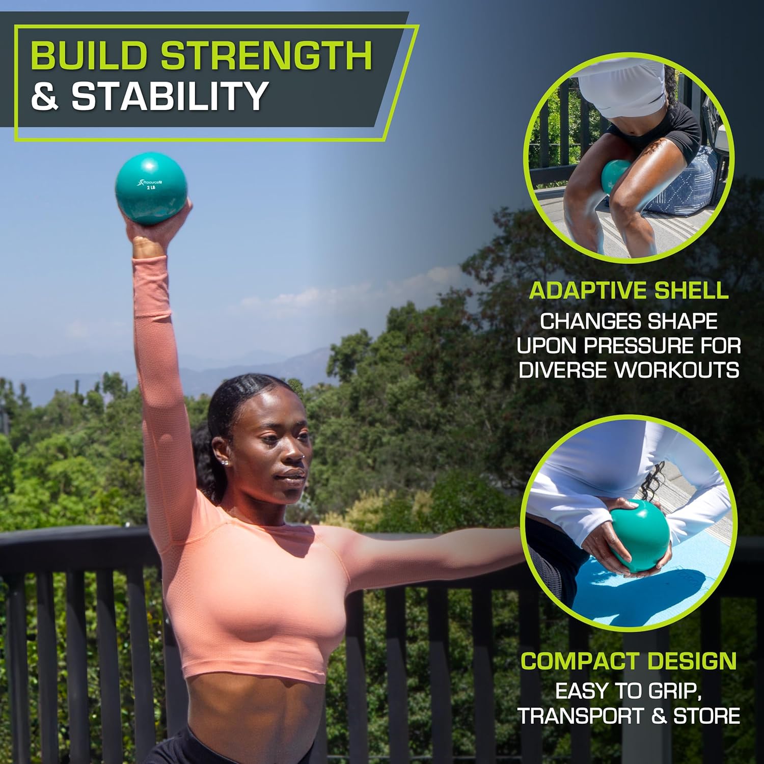 Weighted Toning Exercise Balls - Pilates Yoga Ball Exercises avis et prix