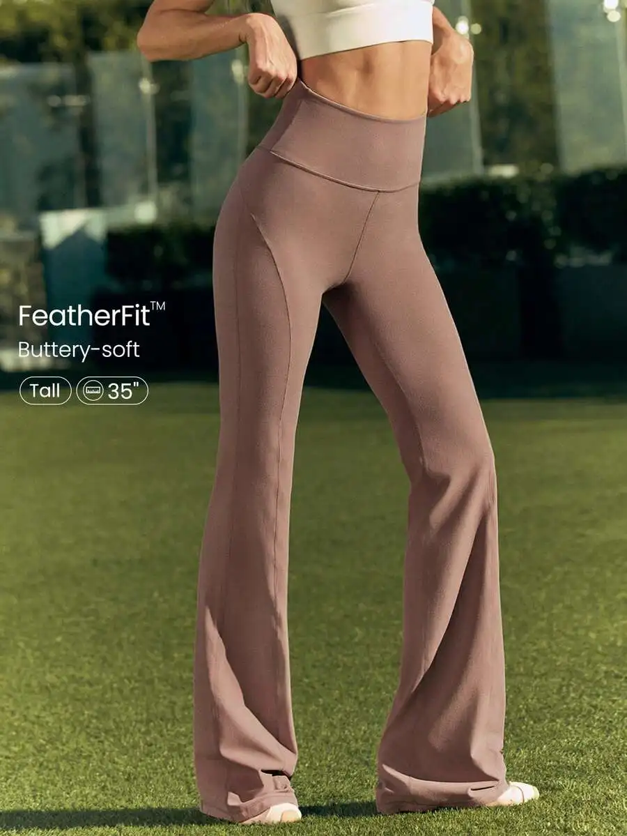 Ultra Long Flare Leggings For  - Pilates Yoga Legging avis et prix